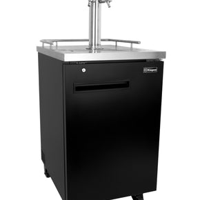 Kegco beer dispenser with stainless steel construction