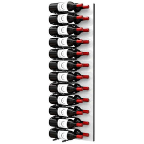 Ultra Wine Racks 4 Foot Easy Installation Wine Wall White Acrylic Label Out (Fusion HZ)
