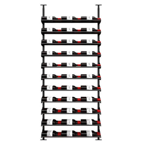 Stylish and durable Ultra Wine Racks Showcase Standard Horizontal Kit with a capacity of 66 bottles, perfect for showcasing your wine collection at home or in a commercial setting