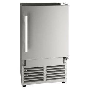 U-Line 14 Crescent Ice Maker in stainless steel finish