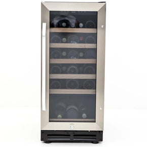 Avanti 30 Bottle Wine Cooler with Glass Door and LED Lighting