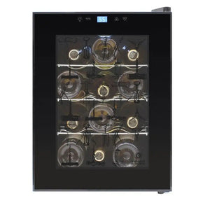 12-Bottle Single-Zone Thermoelectric Wine Cooler in Stainless Steel Finish