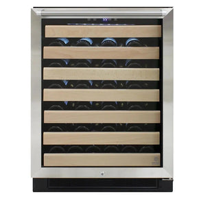 Vinotemp Single-Zone Wine Cooler with Glass Door and Stainless Steel Trim