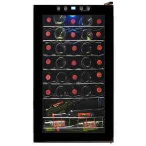 Vinotemp 19" Freestanding 34 Bottle Touch Screen Wine Cooler