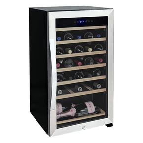 Allavino 19" Freestanding 33-Bottle Stainless Steel Wine Refrigerator (Cascina Series KWR33S-1SR)