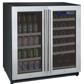 Allavino 30" Built-In Wine Refrigerator/Beverage Center FlexCount II Tru-Vino (VSWB30-2SF20-01)