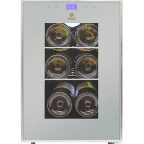 Vinotemp 6-Bottle Touch Screen Single-Zone Thermoelectric Wine Cooler with LED lighting and digital temperature display